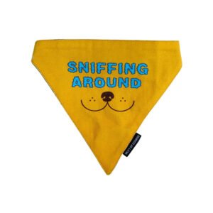 Mutt of Course Sniffing Around Bandana Small